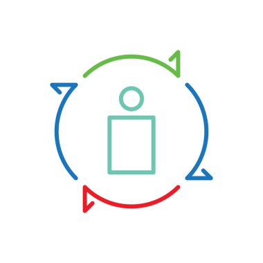 çekirdek değer vektör logo tasarımı