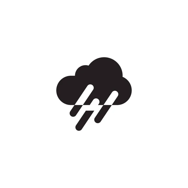 Wetter Vektor Symbol Logo Design — Stockvektor