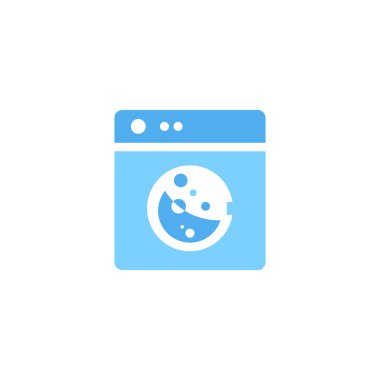 çamaşırhane vektör logo tasarımı