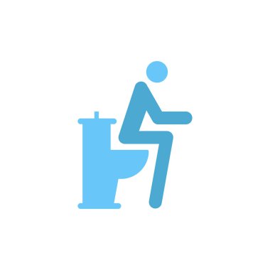 tuvalet vektörü logo tasarımı