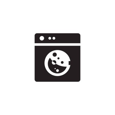 çamaşırhane vektör logo tasarımı