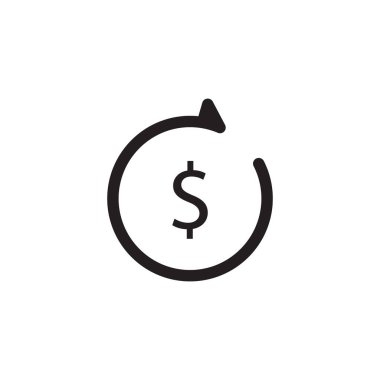 para hareketi vektör logo tasarımı