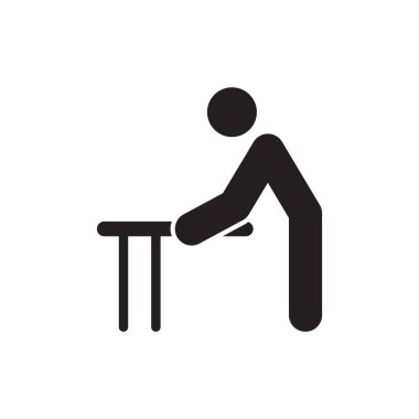 fiziksel terapi vektör logo tasarımı