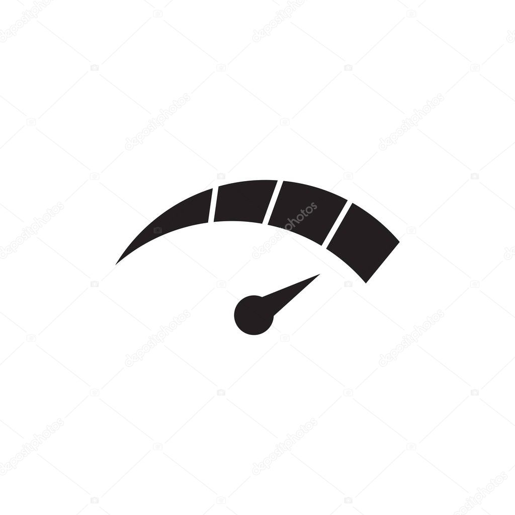 speed meter vector icon logo design