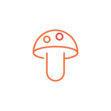 mantar vektör logo tasarımı