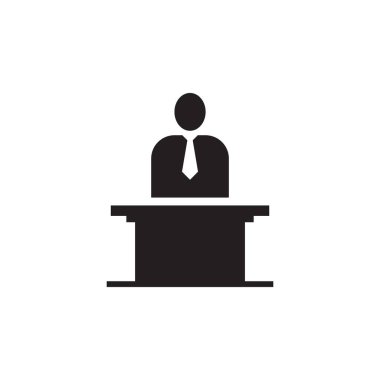 ofis insanları vektör simgesi logo tasarımı