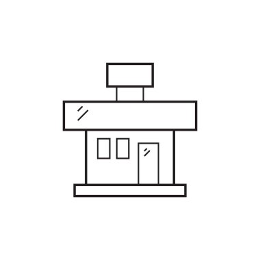 dükkan oluşturma vektör logo tasarımı