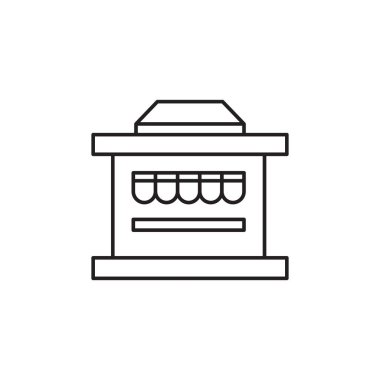 dükkan oluşturma vektör logo tasarımı