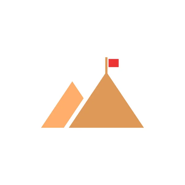 Achievement Vector Icon Logo Design — Stock Vector