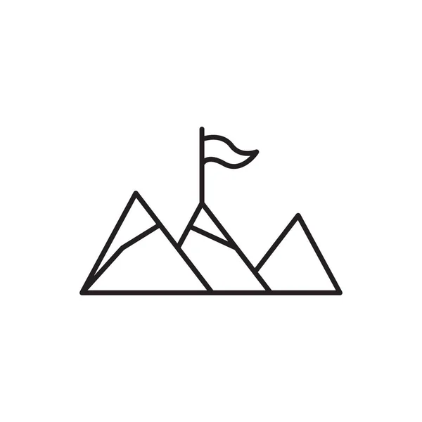Дизайн Логотипа Вектора Достижений — стоковый вектор
