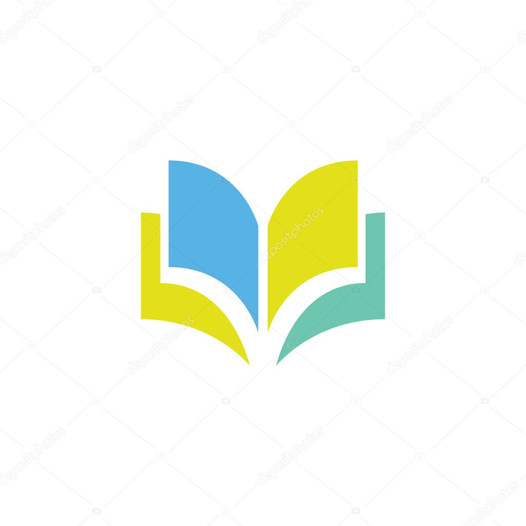 education vector icon logo design