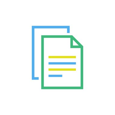 kağıt listesi vektör logo tasarımı