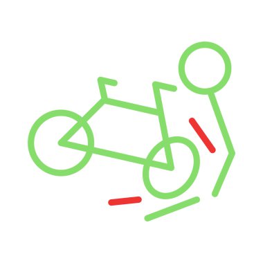 kaza vektör logo tasarımı