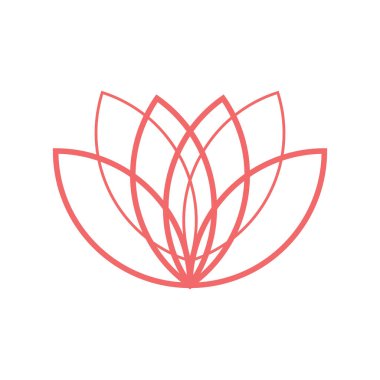 Lotus vektör logo tasarımı