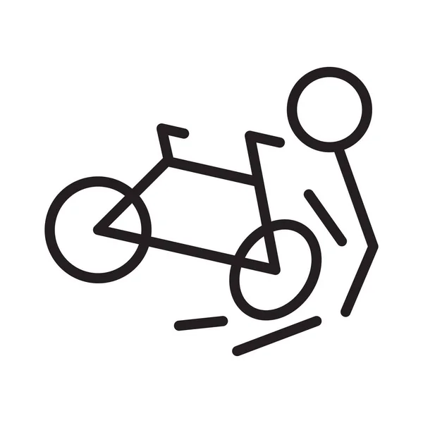 Accident Vecteur Icône Logo Design — Image vectorielle