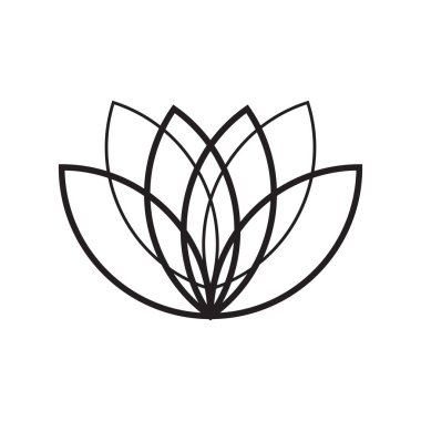 Lotus vektör logo tasarımı