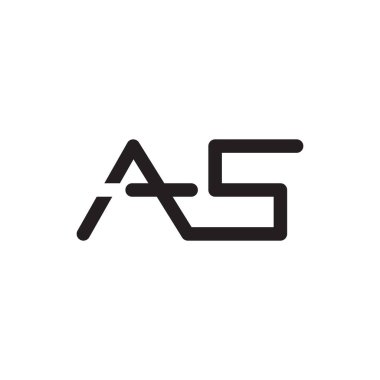 ilk harf vektör logo simgesi olarak