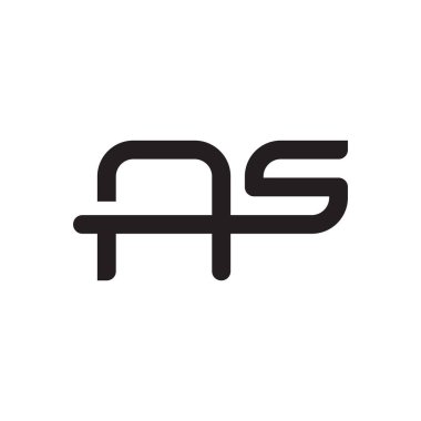 ilk harf vektör logo simgesi olarak