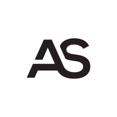 ilk harf vektör logo simgesi olarak