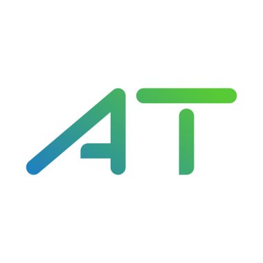 ilk harf vektör logo simgesinde