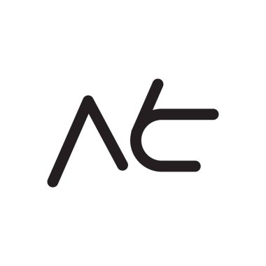 ilk harf vektör logo simgesinde