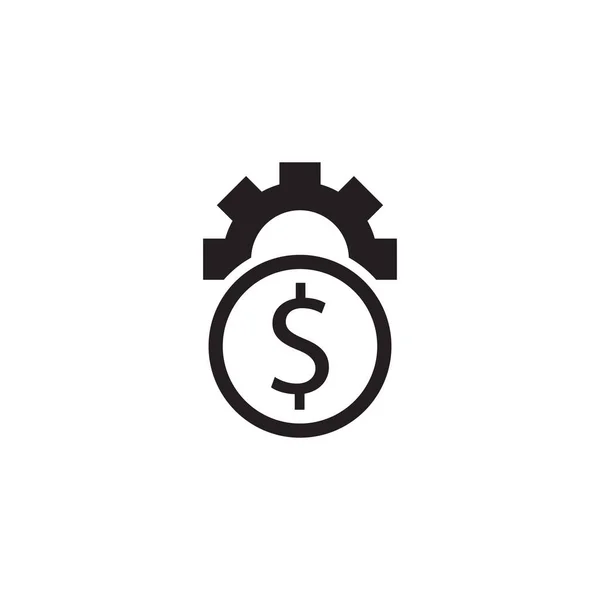 Maliyet Optimizasyon Vektör Logo Tasarım Şablonu — Stok Vektör