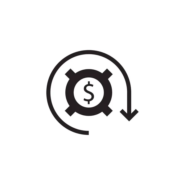 Maliyet Optimizasyon Vektör Logo Tasarım Şablonu — Stok Vektör