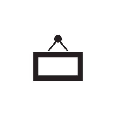 reklam paneli vektör ikonu tasarım şablonu