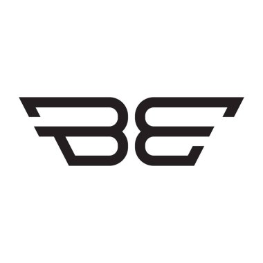 ilk harf vektör logo simgesi