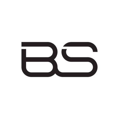 b ilk harf vektör logo simgesi