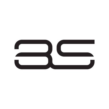 b ilk harf vektör logo simgesi