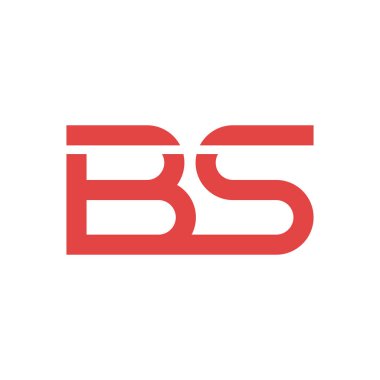 b ilk harf vektör logo simgesi