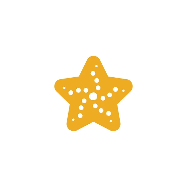 Mar Estrella Vector Logotipo Diseño Plantilla — Vector de stock