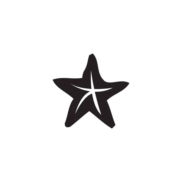 Mar Estrella Vector Logotipo Diseño Plantilla — Vector de stock