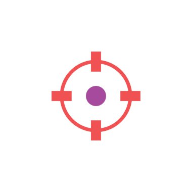 hedef vektör tasarım şablonu