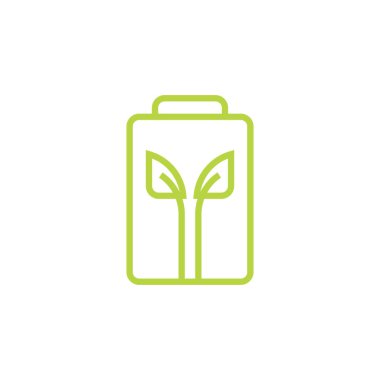 eko güç vektörü ikon tasarım şablonu