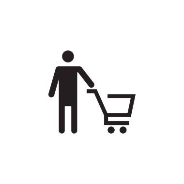 alıcı vektör simgesi tasarım şablonu