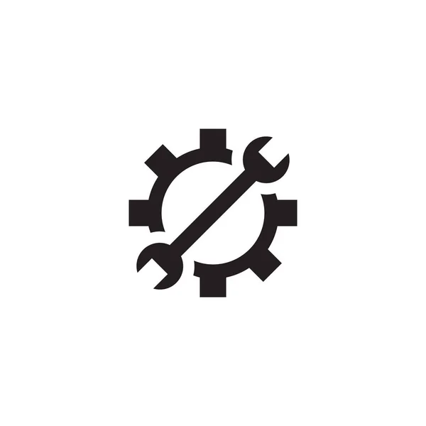 Setting Vector Icon Design Template — Stock Vector