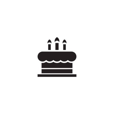 doğum günü pastası ikonu tasarım şablonu