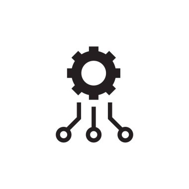 veri yönetimi vektör tasarım şablonu