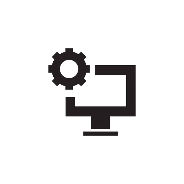 Data Management Vector Icon Design Template — Stock Vector
