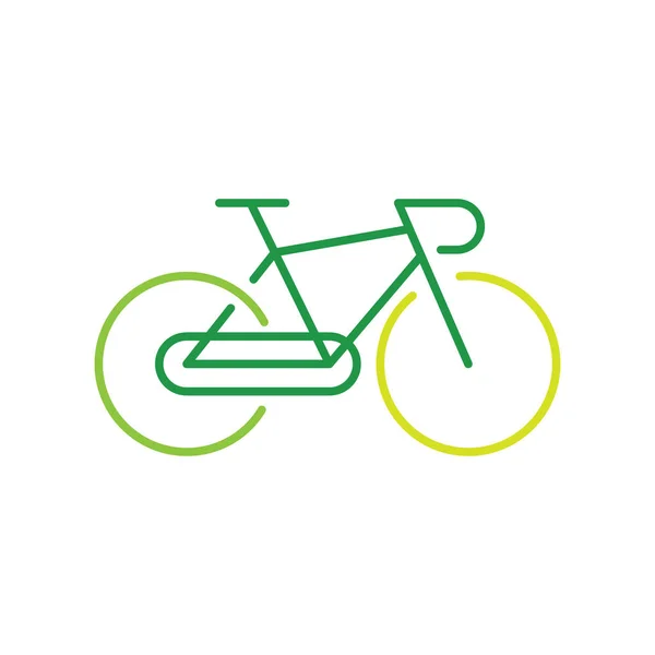 Bicicleta Vector Icono Diseño Plantilla — Vector de stock