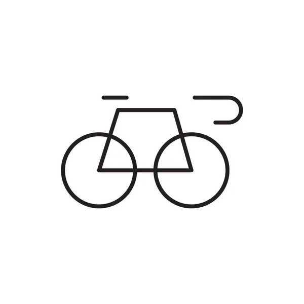 Bicicleta Vector Icono Diseño Plantilla — Vector de stock