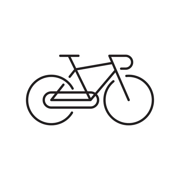 Modèle Conception Icône Vectorielle Vélo — Image vectorielle
