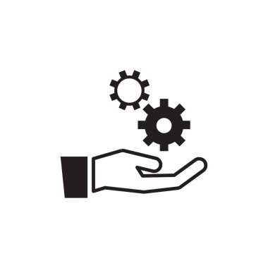 Tam servis vektör simgesi tasarımı