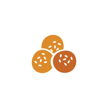 falafel vektör ikon tasarım şablonu