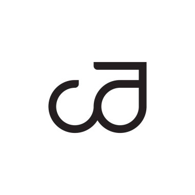 ca ilk harf vektör logo simgesi