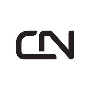 cn ilk harf vektör logo simgesi