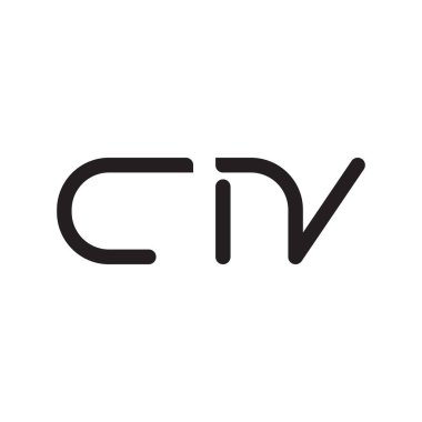 cn ilk harf vektör logo simgesi