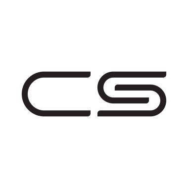 c ilk harf vektör logo simgesi